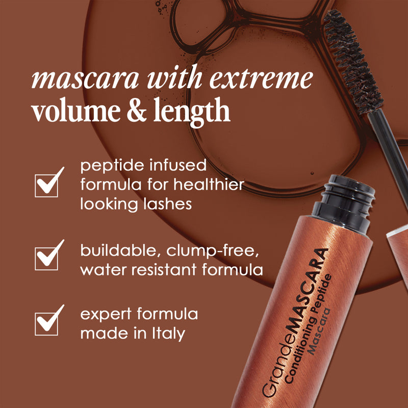 GrandeMASCARA Conditioning Peptide Mascara Brown