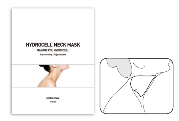 Hydrocell sheet maske for hals