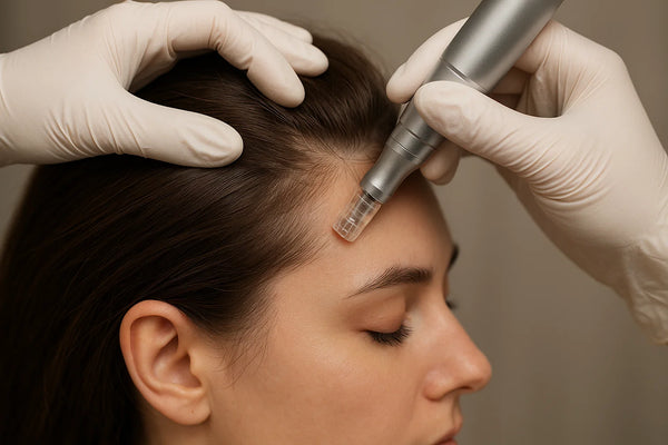 Microneedling hodebunn