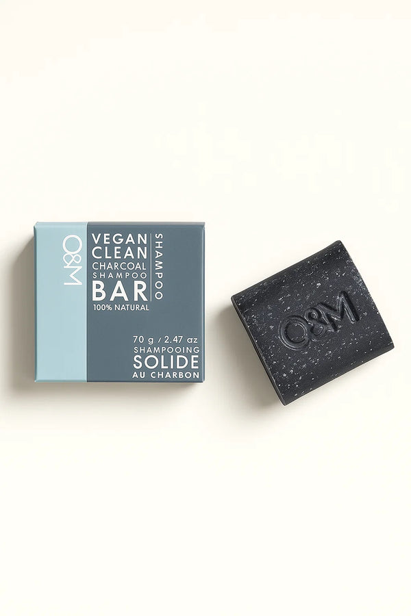 OM Charcoal Shampoo Bar 70 g